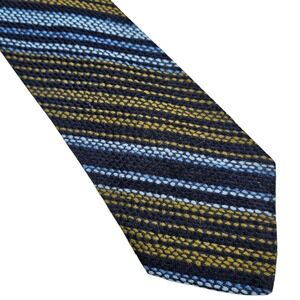 Vintage Grandpa Wembley Striped Necktie Blue Formal Neckwear‎ Old Money
